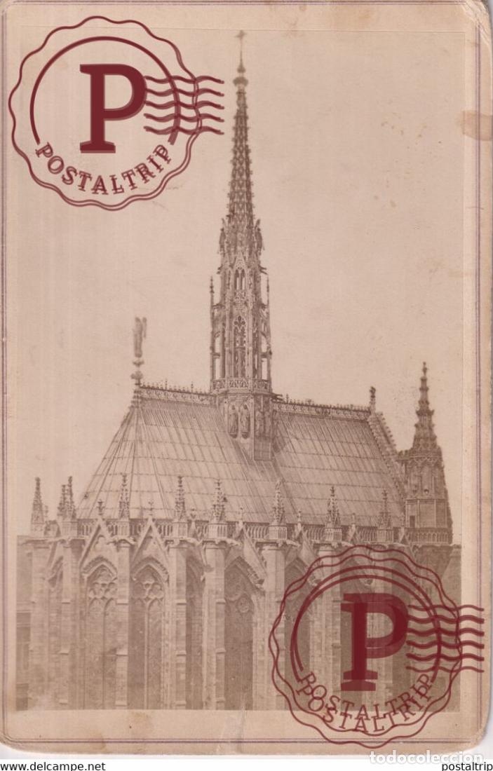 Fotograf&iacute;a antigua: SAINTE CHAPELLE PARIS ART GOTHIQUE FRANCE FRANCIA PHOTO ANCIENNE 16.5*11CM