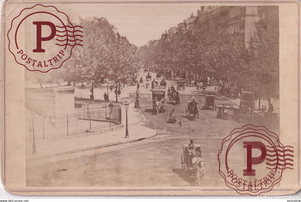 Fotograf&iacute;a antigua: BOULEVARD DE LA MADELEINE PARIS FRANCE FRANCIA PHOTO ANCIENNE 16.5*11CM