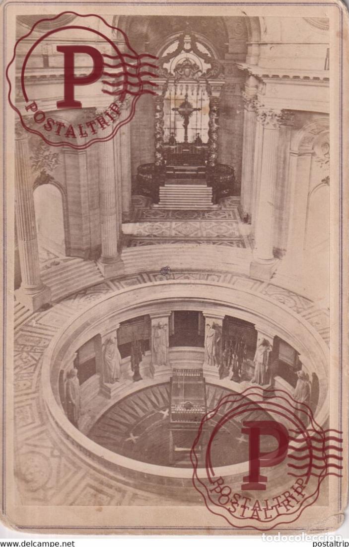 Fotograf&iacute;a antigua: INTERI&Eacute;UR DES INVALIDES PARIS TOMBEAU DE NAPOLEON ET EGLISE DU D&Ocirc;ME FRANCE FRANCIA PHOTO ANCIENNE