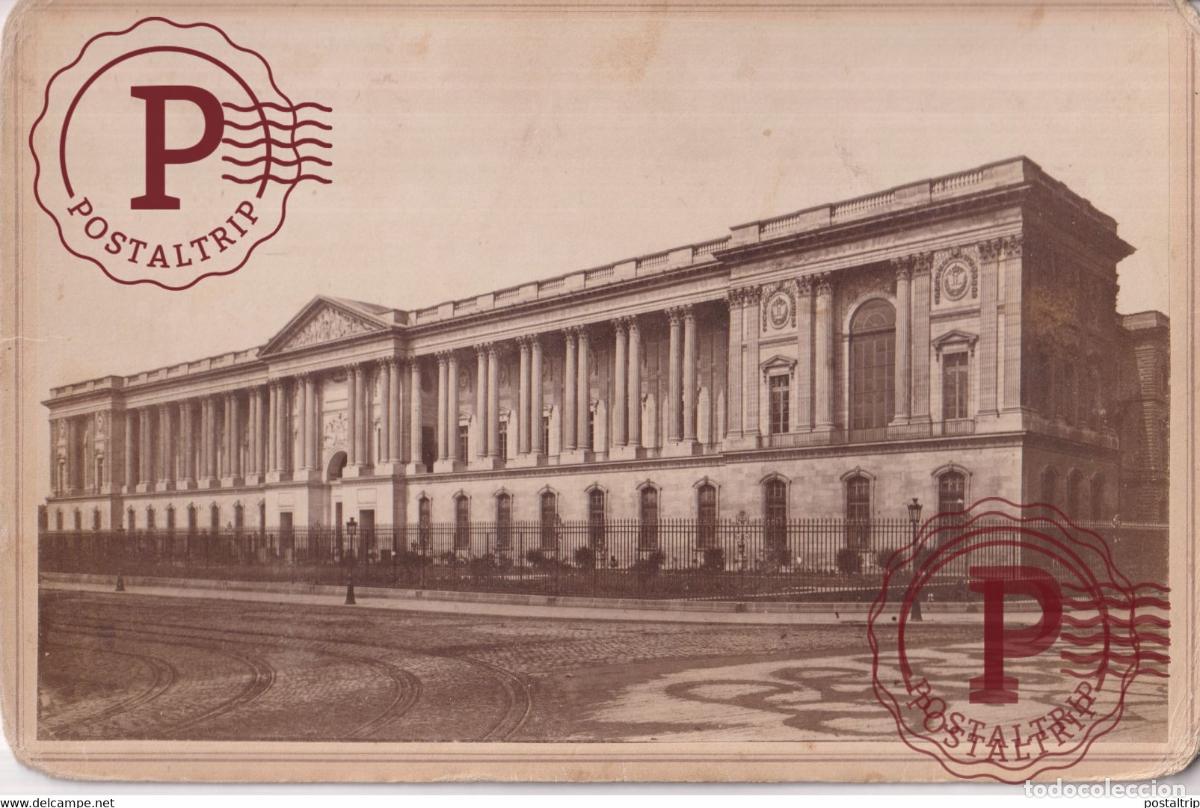 Fotograf&iacute;a antigua: CLAUDE PERRAULT COLUMNATA DEL LOUVRE PARIS FRANCE FRANCIA PHOTO ANCIENNE 16.5*11CM