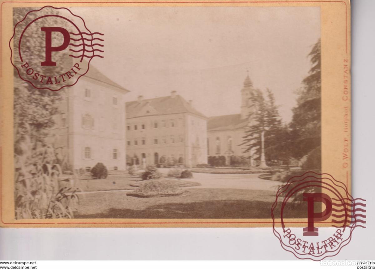 Fotograf&iacute;a antigua: KONSTANZ G WOLF HOFPHOTOGRAPH GERMANY ALLEMAGNE 16*10CM CABINET PHOTOGRAPHS