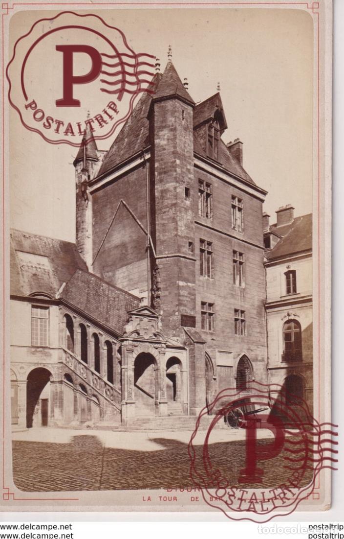 Fotograf&iacute;a antigua: DIJON LA TOUR DE BAR FRANCE 16*10CM CABINET PHOTOGRAPHS