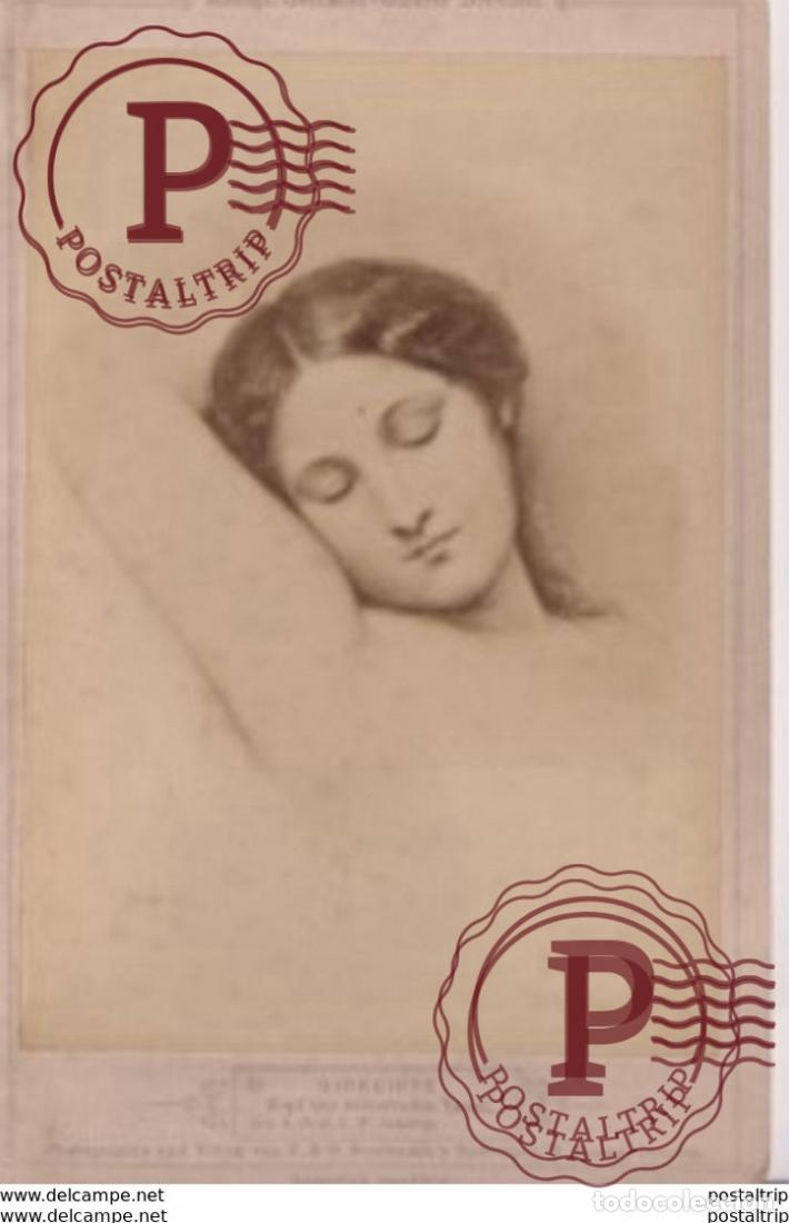 Fotograf&iacute;a antigua: KONIGL GEM&Auml;LDE GALERIE DRESDEN GIORGIONE KOPF DER SCHLAFENDEN VENUS 16*10CM CABINET PHOTOGRAPHS