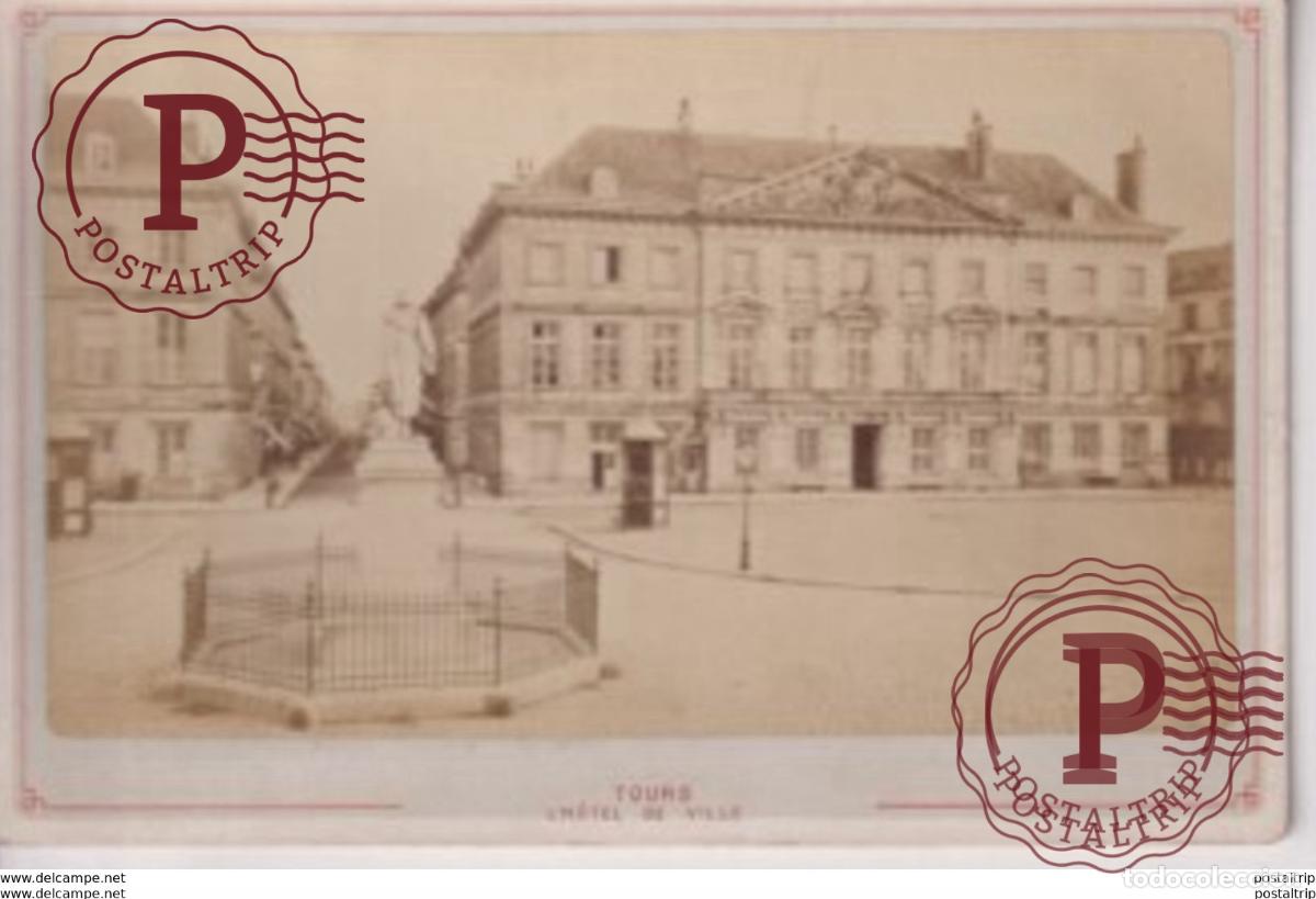 Fotograf&iacute;a antigua: TOURS LHOTEL DE VILLE 16*10CM CABINET PHOTOGRAPHS