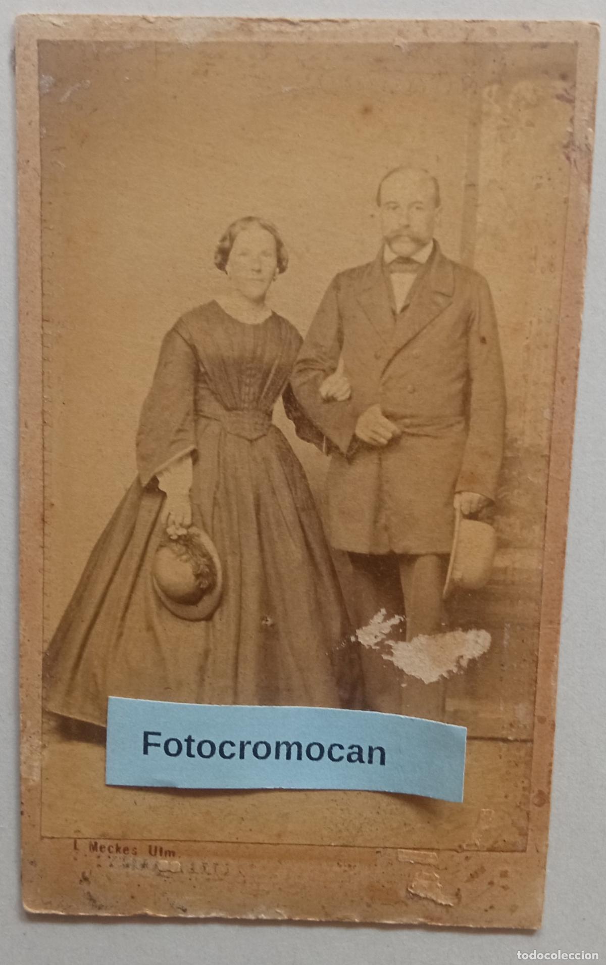 Fotograf&iacute;a antigua: CDV. FOT&Oacute;GRAFO. L. MECKES. ULM
