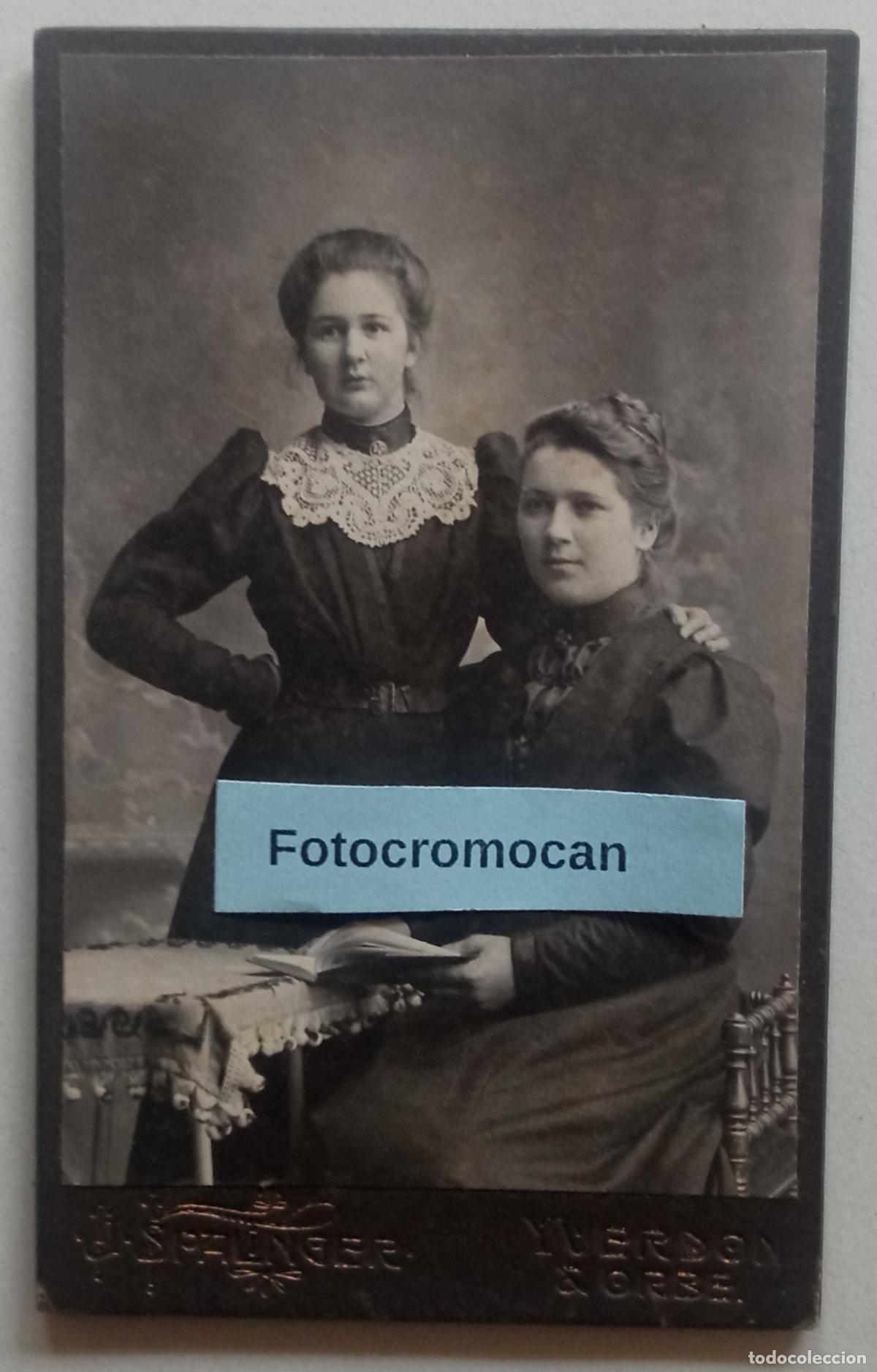 Fotograf&iacute;a antigua: CDV. FOT&Oacute;GRAFO. J. SPALINGER. YVERDON. SUIZA