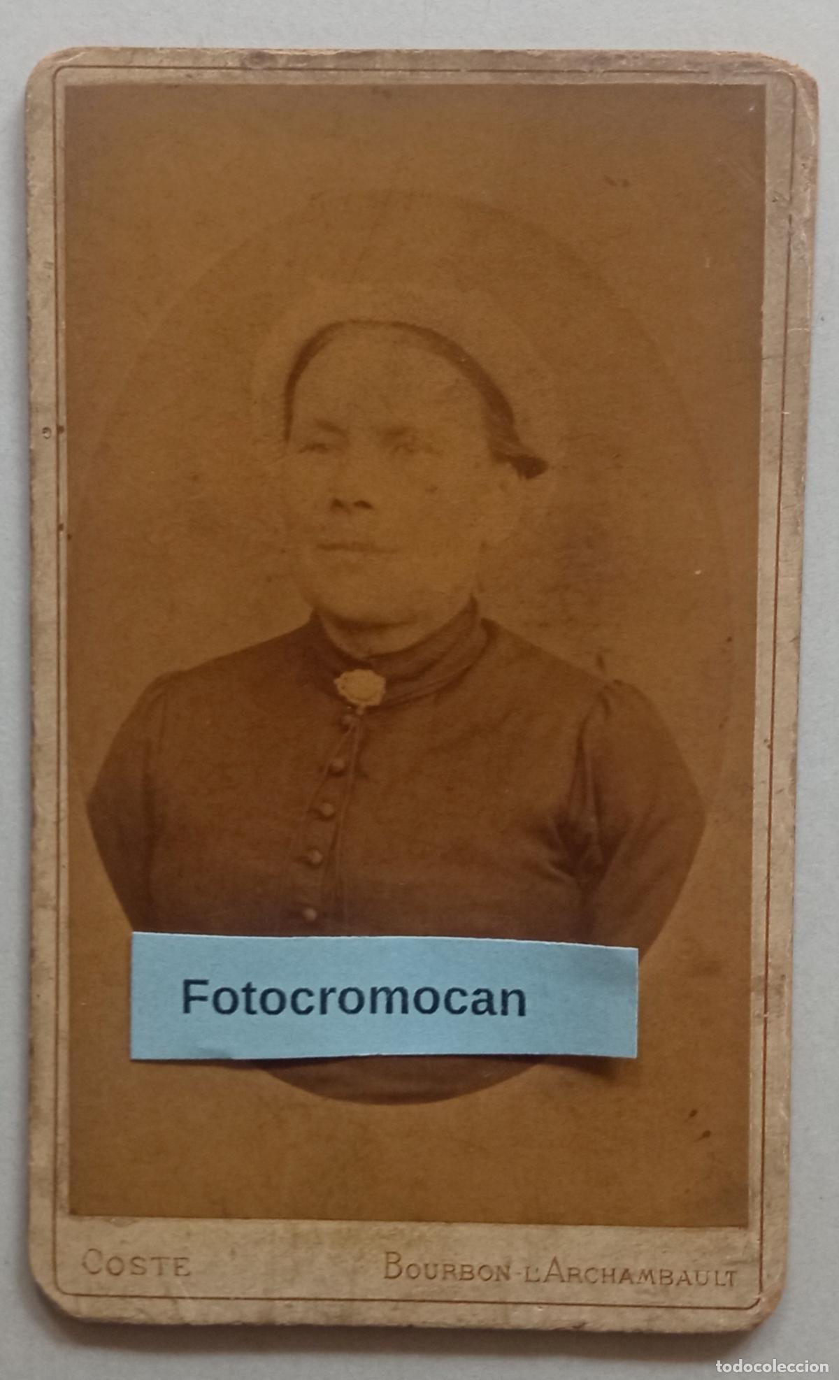 Fotograf&iacute;a antigua: CDV. FOT&Oacute;GRAFO. COSTE. BOURBON L'ARCHAMBAULT