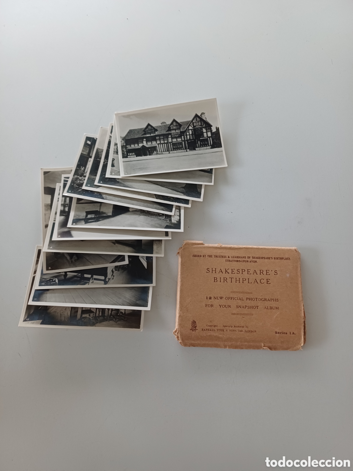 Fotograf&iacute;a antigua: Fotos antiguas del lugar de nacimiento de Shakespeare posible a&ntilde;os 30