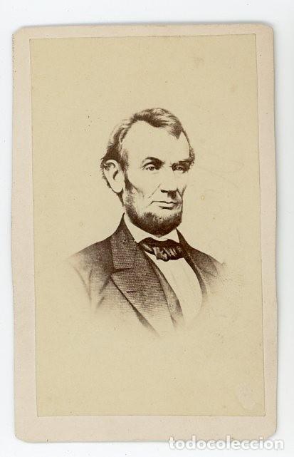 Photographie ancienne: ABRAHAM LINCOLN. PRESIDENTE DE EEUU. CDV. CIVIL WAR