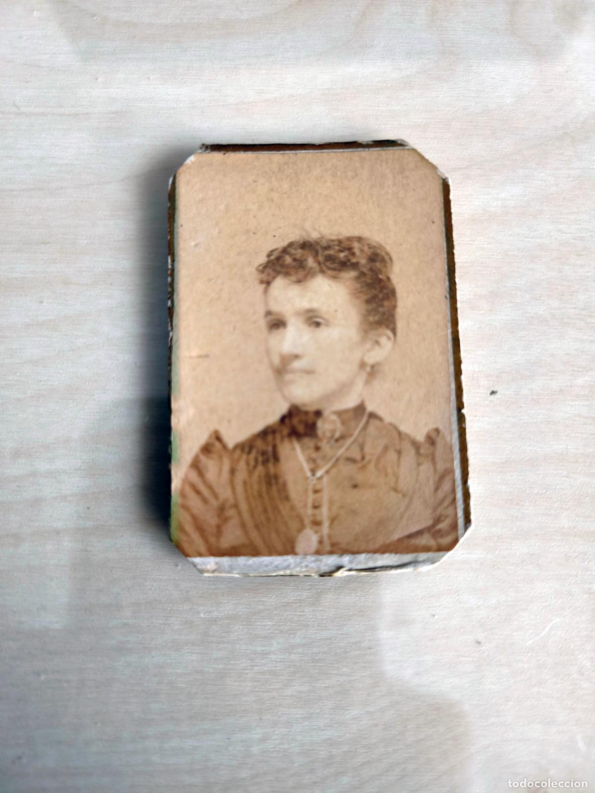 Fotograf&iacute;a antigua: Peque&ntilde;a foto &eacute;poca victoriana. The Little &rdquo;Minette&rdquo; by D. H. Smith. Brooklyn N.Y.