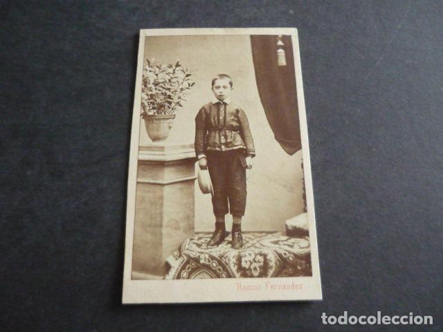Antique Photography: CARTE DE VISITE RETRATO DE NI&Ntilde;O RAMON FERNANDEZ FOTOGRAFO BURGOS