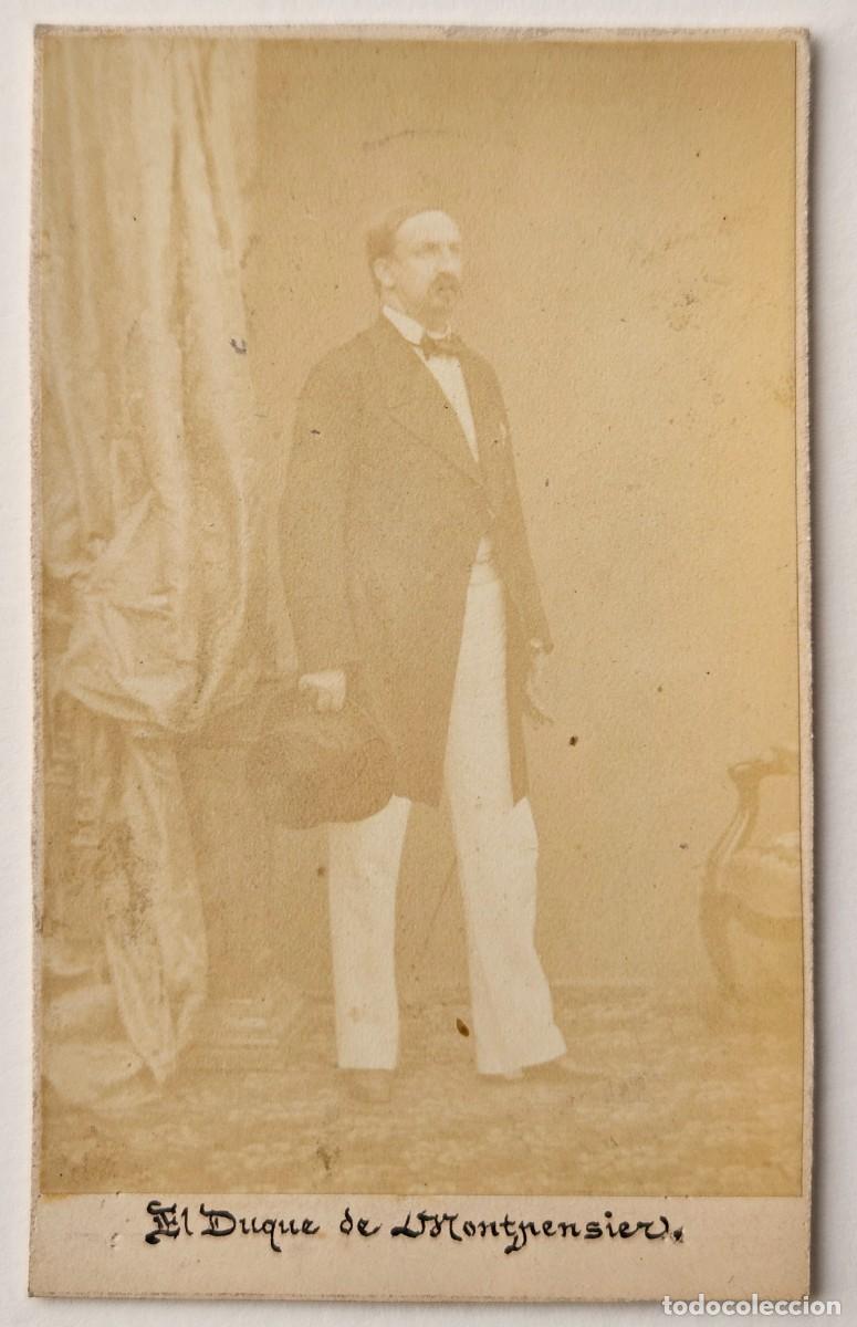 Fotograf&iacute;a antigua: Retrato de Antonio de Orleans, duque de Montpensier. Fot. J. Laurent