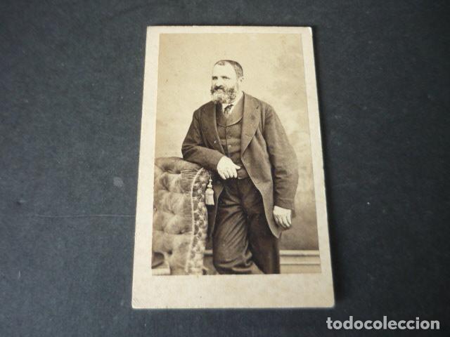 Antique Photography: CARTE DE VISITE RETRATO DE HOMBRE F. MARIE FOTOGRAFO DE PARIS EN SAN SEBASTIAN