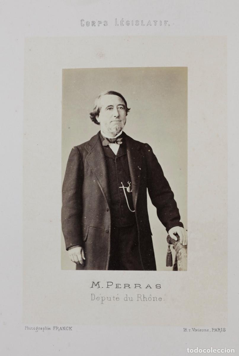 Antique Photography: M. PERRAS, DIPUTADO DE RHONE, FOTO FRANCK, PAR&Iacute;S.