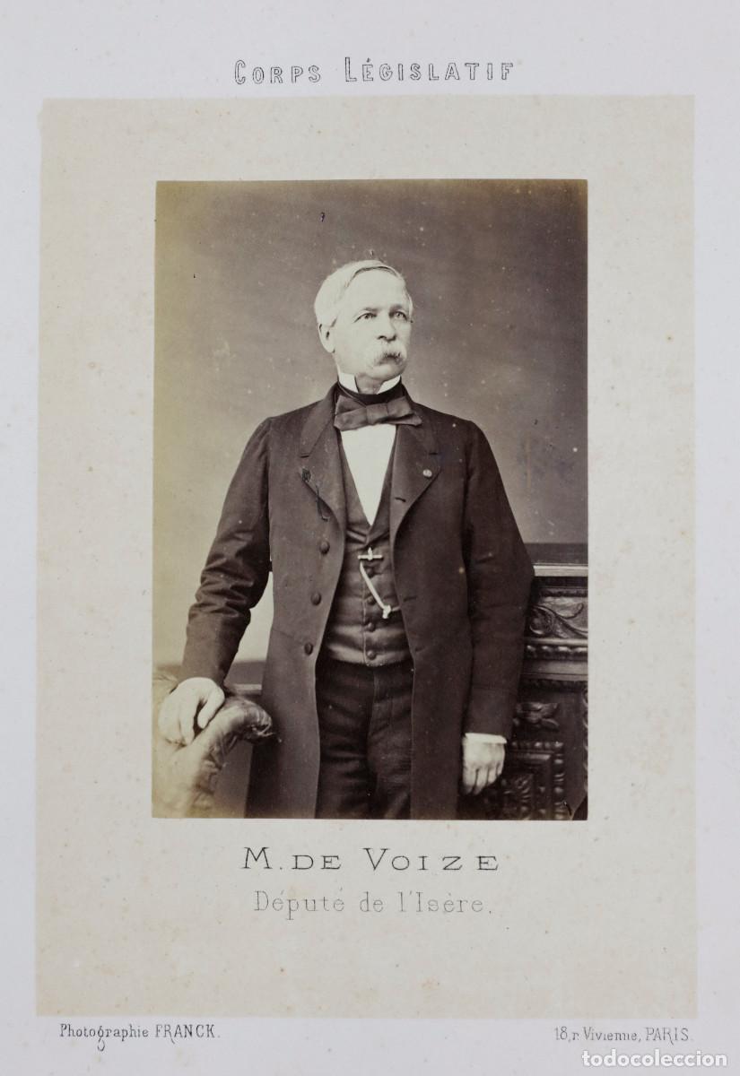 Antique Photography: M. DE VOIZE, DIPUTADO DE L'IS&Egrave;RE, FOTO FRANCK, PAR&Iacute;S.
