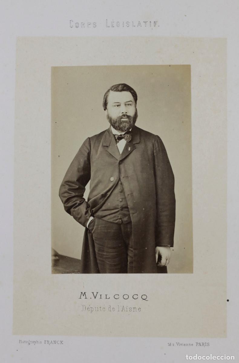 Antique Photography: M. VILCOCQ, DIPUTADO DE L'AISNE, FOTO FRANCK, PAR&Iacute;S.