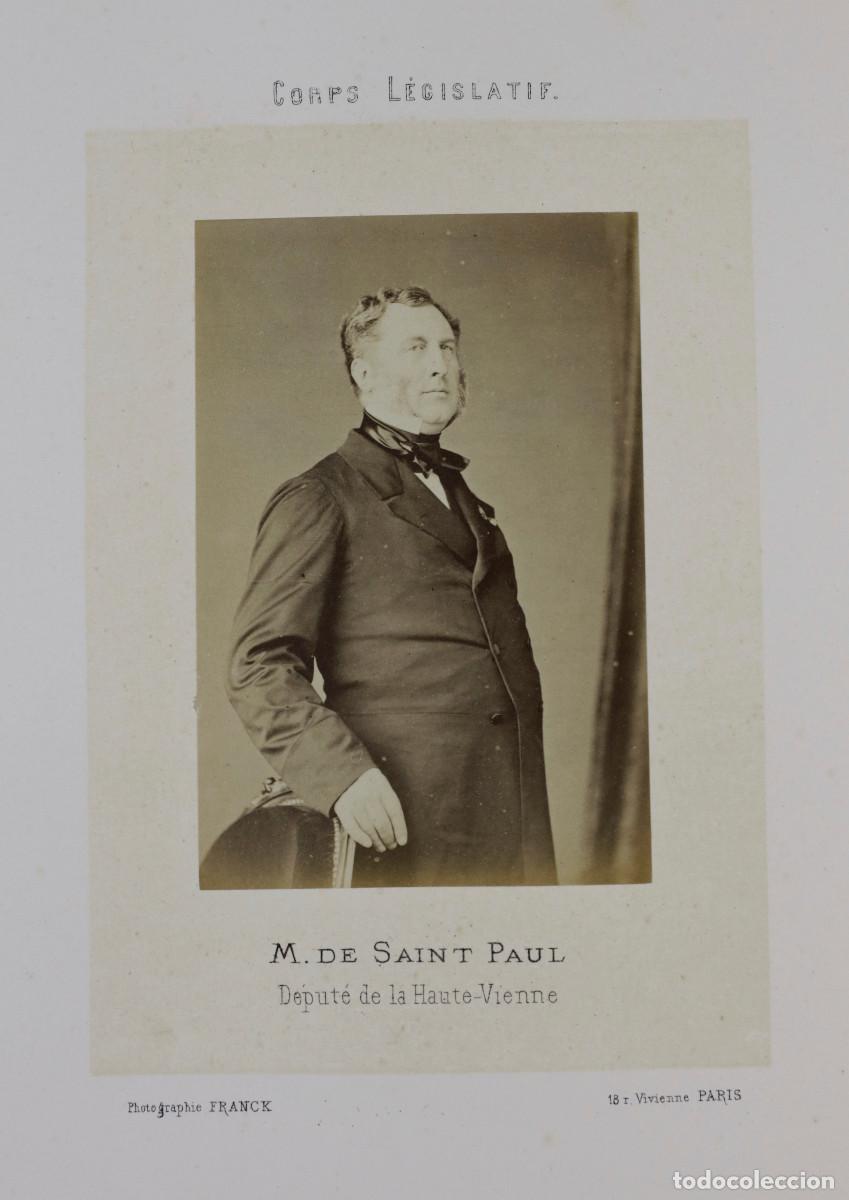 Fotograf&iacute;a antigua: M. DE SAINT PAUL, DIPUTADO DE LA HAUTE-VIENNE, FOTO FRANCK, PAR&Iacute;S.