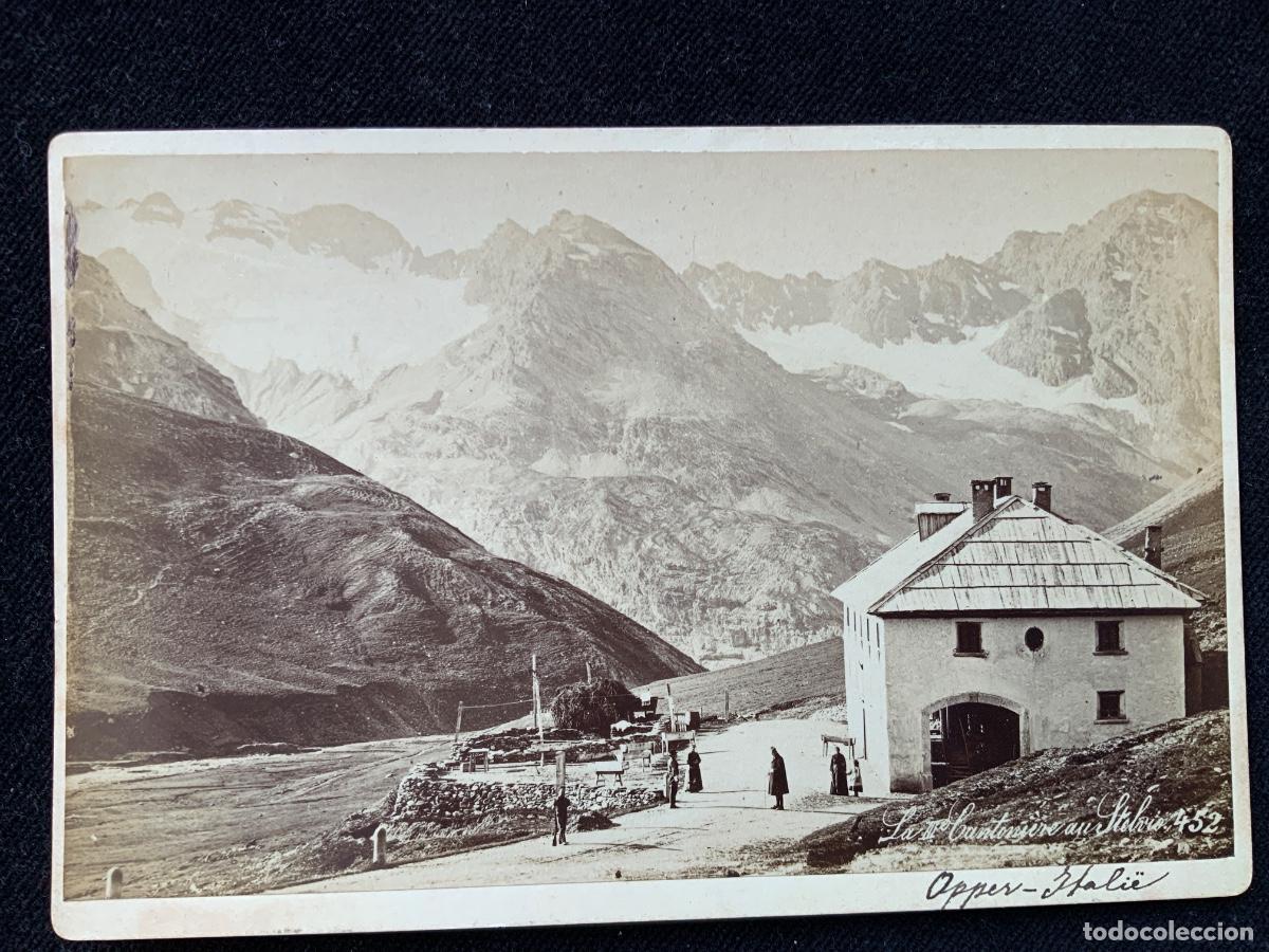 Fotograf&iacute;a antigua: Fotografia del siglo XIX, la III cantoniere , opper , Italia. Guler zurich, suiza. Carte de visite.