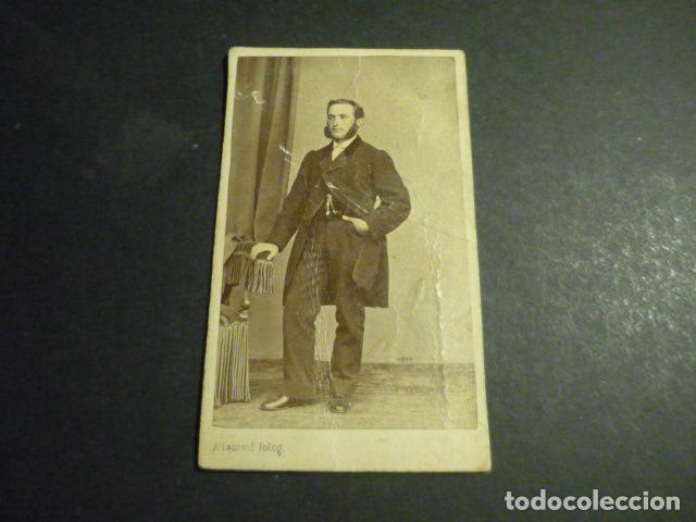 Fotograf&iacute;a antigua: CARTE DE VISITE RETRATO DE ARTURO CRUZADO J. LAURENT FOTOGRAFO MADRID