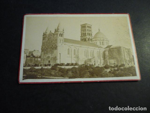 Fotograf&iacute;a antigua: ANGULEMA FRANCIA CATEDRAL CARTE DE VISITE