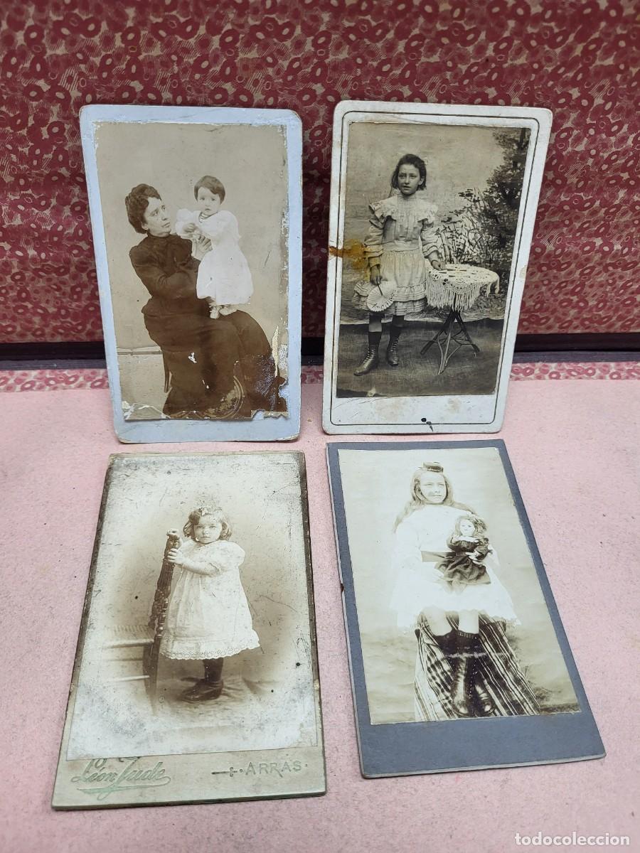 Fotograf&iacute;a antigua: LOTE FOTOGRAFIAS ANTIGUAS CDV CARTAS DE VISITA ALBUMINAS S XIX