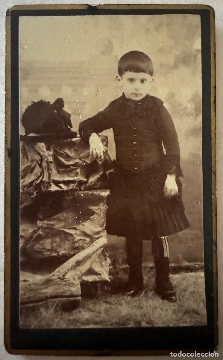 Fotograf&iacute;a antigua: FOTOGRAF&Iacute;A DE NI&Ntilde;O - CARTE DE VISITE - SEGOVIA - FOTOGRAF&Iacute;A MADRILE&Ntilde;A - SIGLO XIX