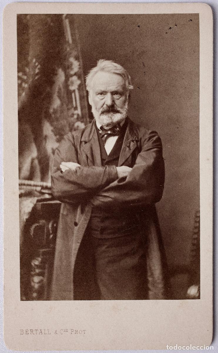 Alte Fotografie: Fotograf&iacute;a de Victor Hugo enn formato CDV