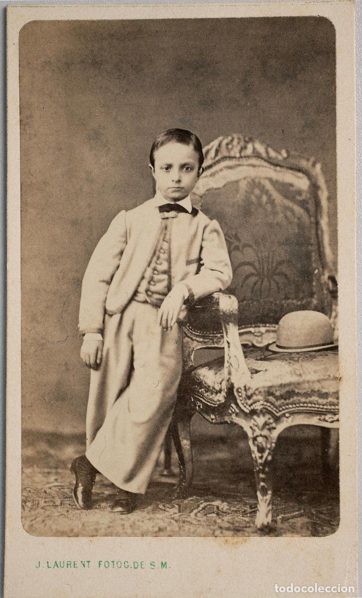 Fotograf&iacute;a antigua: CDV de Alfonso XII, pr&iacute;ncipe de Asturias.