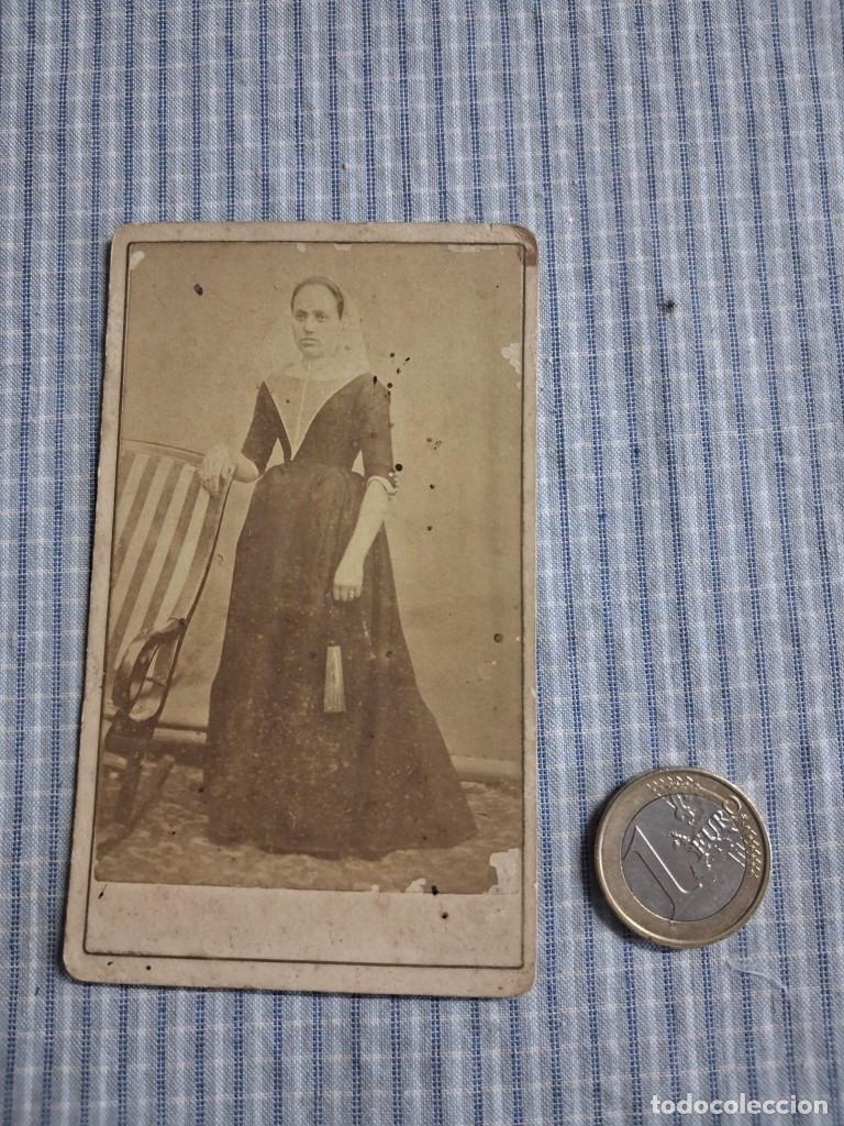 Fotograf&iacute;a antigua: Fotograf&iacute;a alb&uacute;mina Se&ntilde;ora Payesa Mallorca. Carte de visite