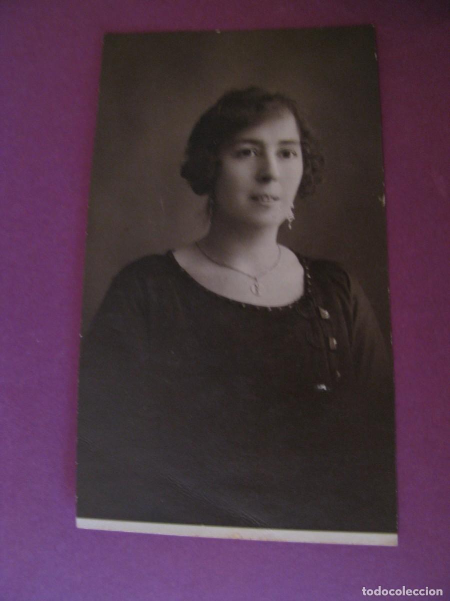 Fotograf&iacute;a antigua: ANTIGUA FOTO DE UNSE&Ntilde;ORA. SIN DATOS. 11,5X6,5 CM