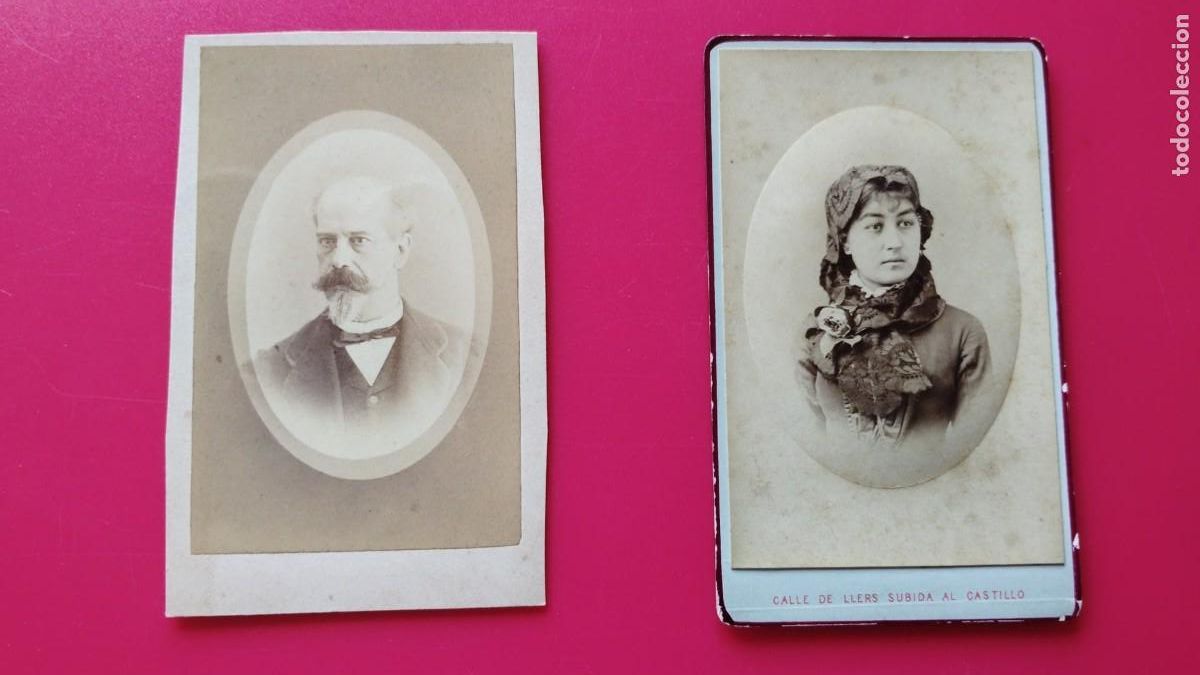 Fotograf&iacute;a antigua: FOTOGRAFIA FRANCO-CATALANA.-CARTES DE VISITE.-FOTOGRAFIAS ANTIGUAS.-FIGUERAS.-GERONA.-SIGLO XIX.