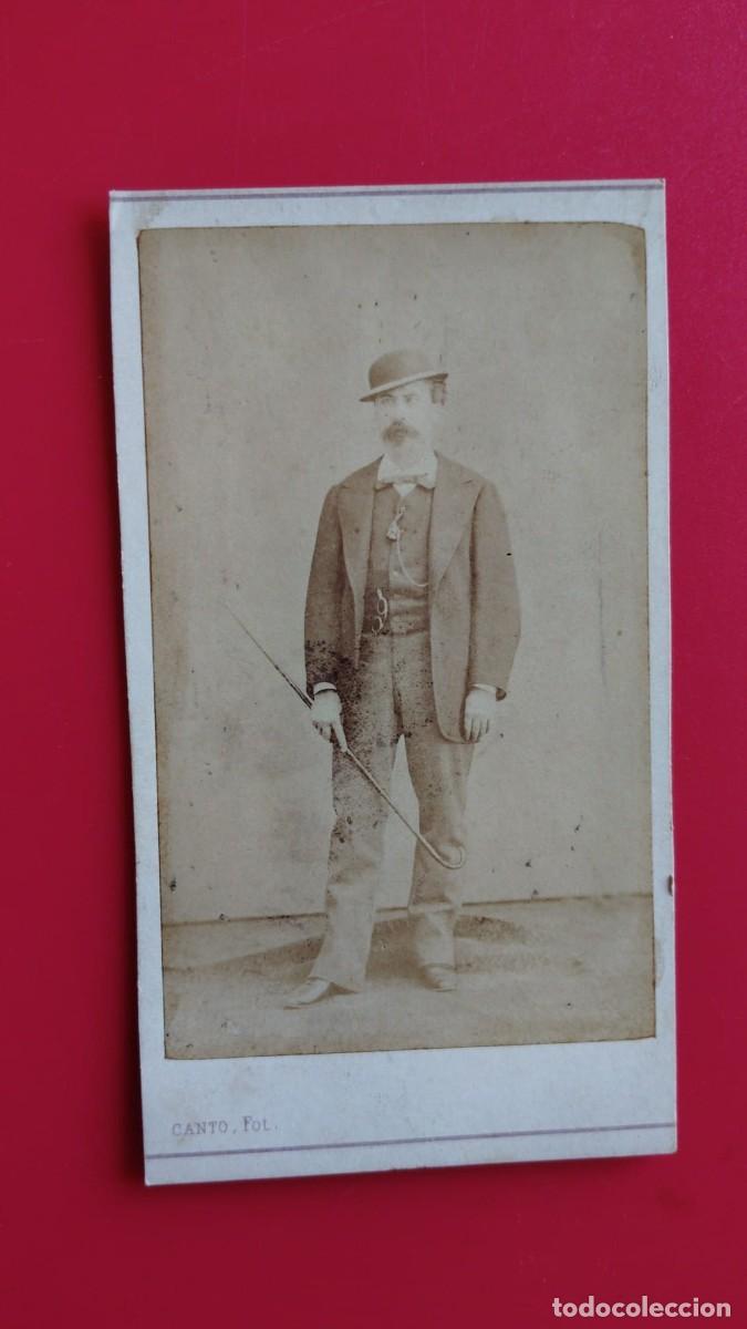 Fotograf&iacute;a antigua: CANTO.-FOTOGRAFO.-CARTE DE VISITE.-FOTOGRAFIA ANTIGUA.-BARCELONA.-SIGLO XIX.