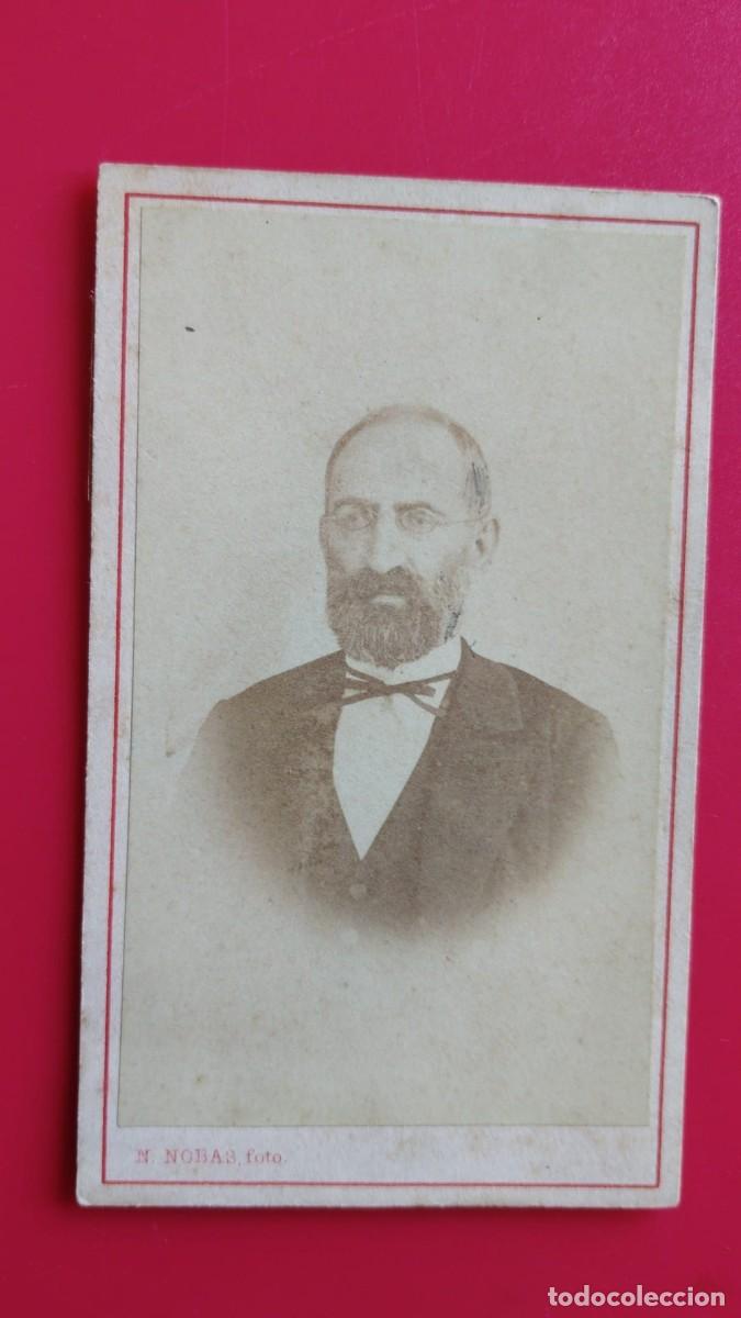 Fotograf&iacute;a antigua: NARCISO NOBAS.-FOTOGRAFO.-CARTE DE VISITE.-FOTOGRAFIA ANTIGUA.-BARCELONA.-SIGLO XIX.