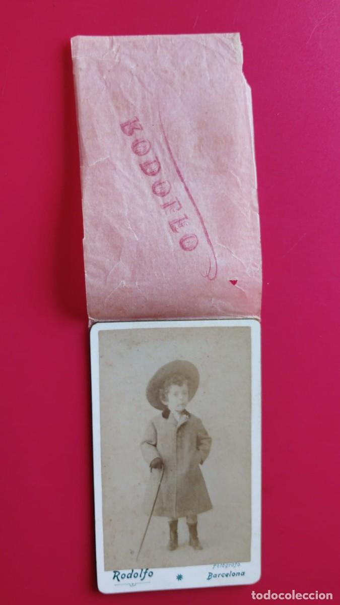 Fotograf&iacute;a antigua: RODOLFO.-FOTOGRAFO.-CARTE DE VISITE.-FOTOGRAFIA ANTIGUA.-BARCELONA.-SIGLO XIX.