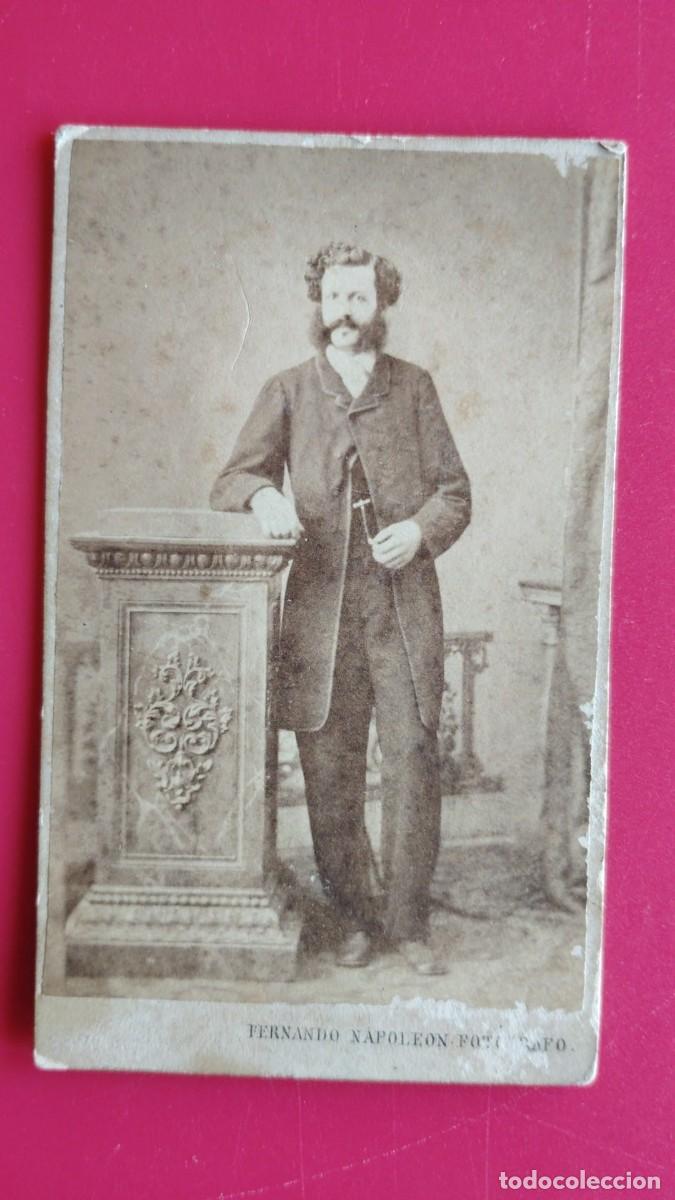 Fotograf&iacute;a antigua: FERNANDO NAPOLEON.-FOTOGRAFO.-CARTE DE VISITE.-FOTOGRAFIA ANTIGUA.-BARCELONA.-SIGLO XIX.