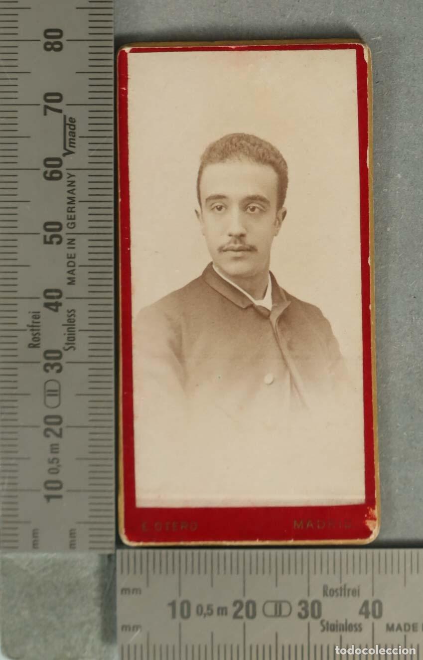 Fotograf&iacute;a antigua: CARTE DE VISITE. RETRATO JOVEN. E. OTERO. MADRID