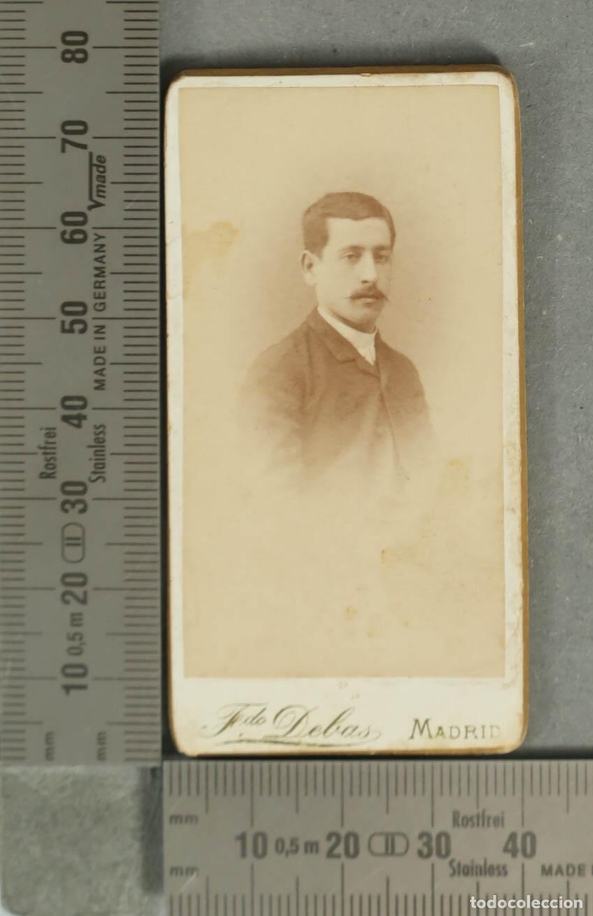 Fotograf&iacute;a antigua: CARTE DE VISITE. RETRATO CABALLERO. FERNANDO DEBAS MADRID