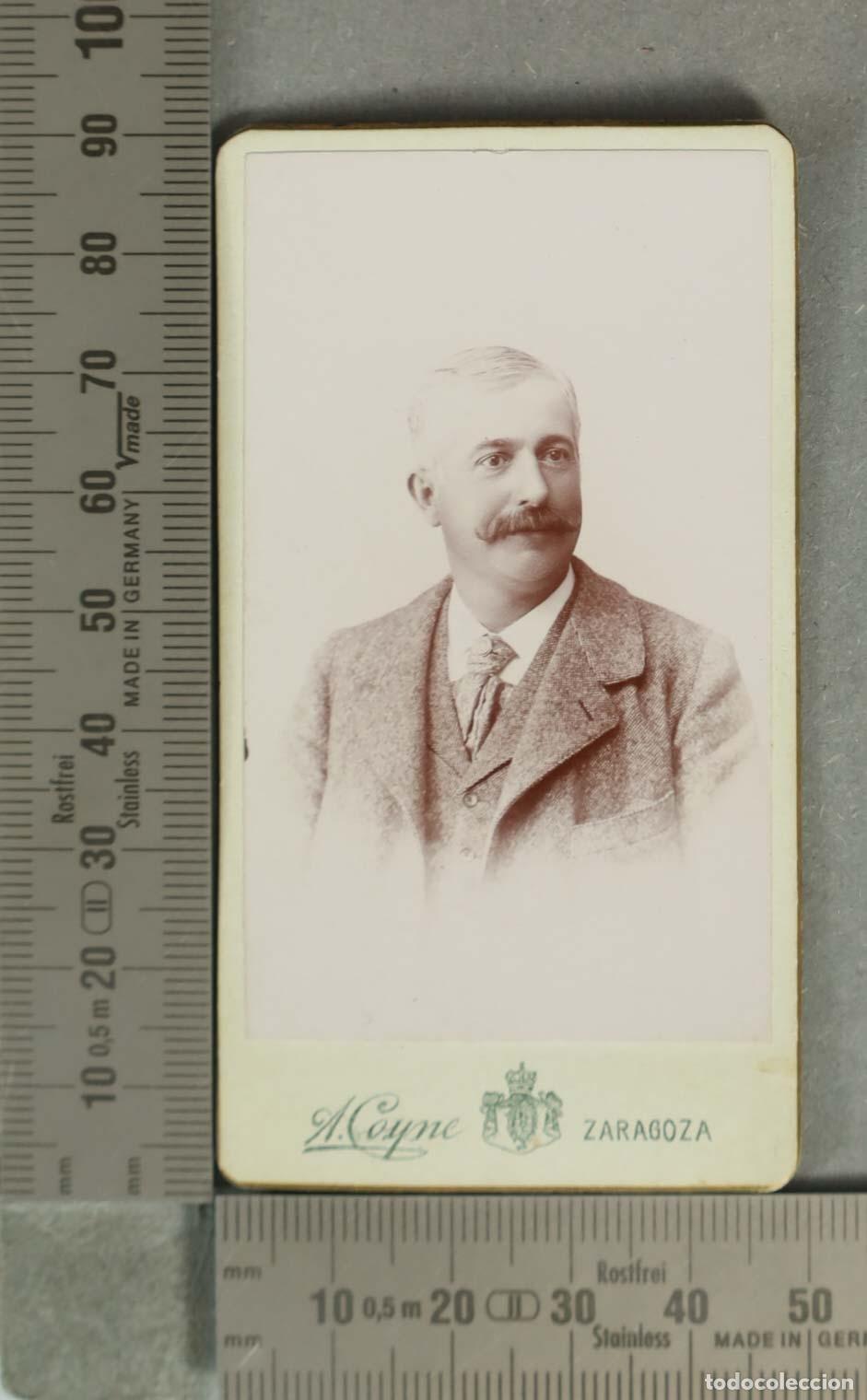 Fotograf&iacute;a antigua: CARTE DE VISITE. RETRATO CABALLERO. A COYNE. MADRID