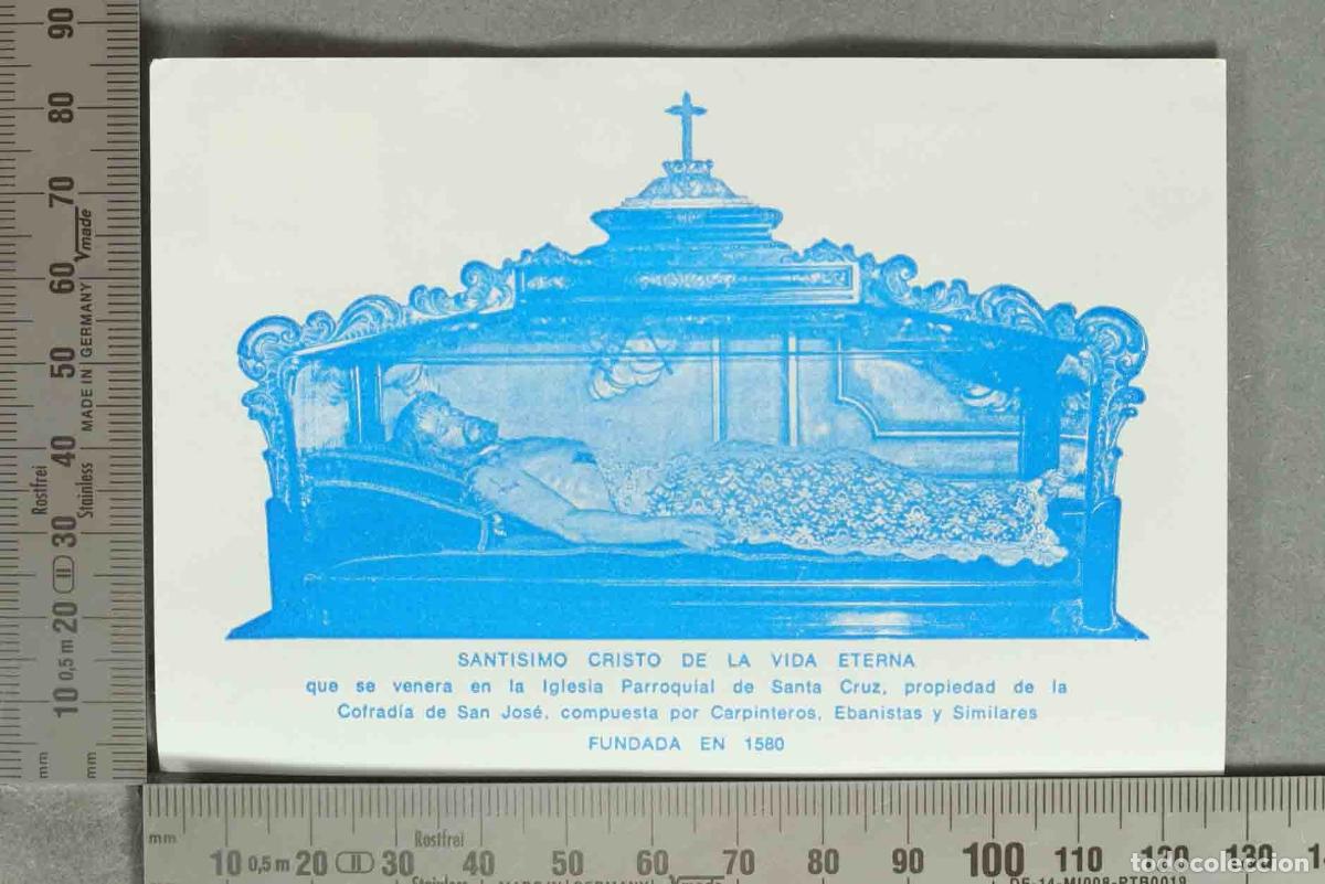Fotograf&iacute;a antigua: ESTAMPA. SANTISIMO CRISTO DE LA VIDA ETERNA