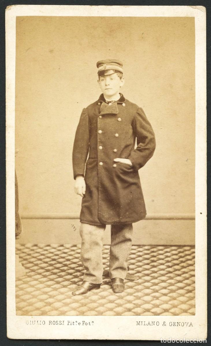 Fotograf&iacute;a antigua: TARJETA DE VISITA, RETRATO FOTOGR&Aacute;FICO SE&Ntilde;OR, FOT. ROSSI, ITALIA