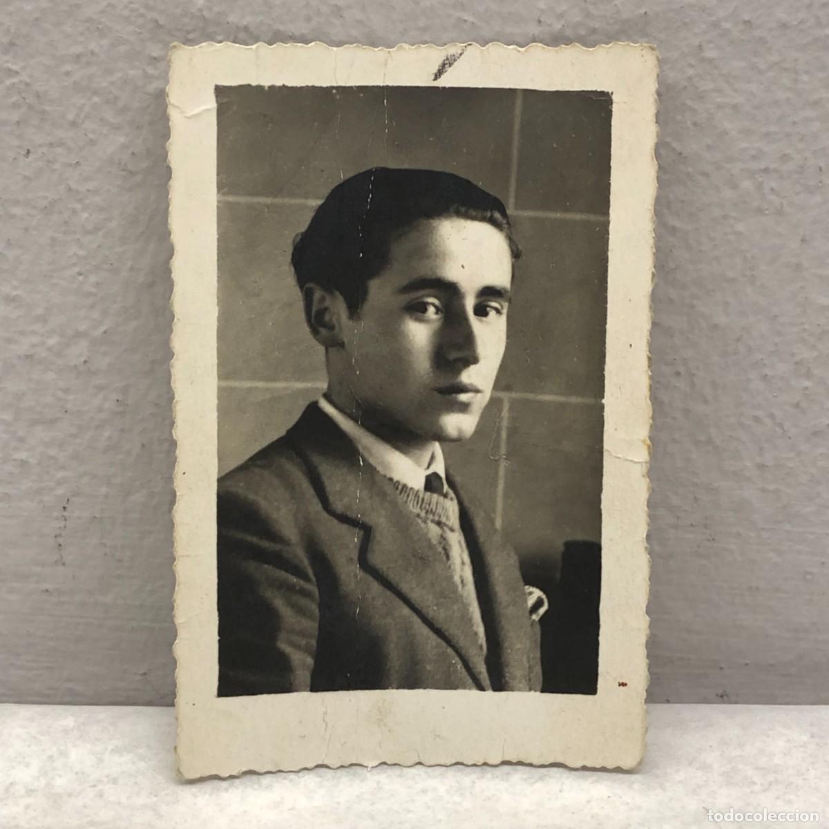 Fotograf&iacute;a antigua: ANTIGUA FOTOGRAFIA - RETRATO HOMBRE - CARTE DE VISITE - A&Ntilde;OS 30 - 85 X 55 MM / 343