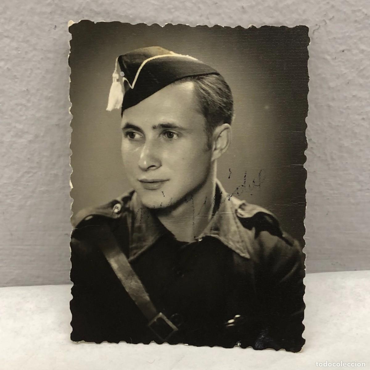 Fotograf&iacute;a antigua: ANTIGUA FOTOGRAFIA - RETRATO HOMBRE - UNIFORME MILITAR - CARTE DE VISITE - 1943 - 80 X 60 MM / 344