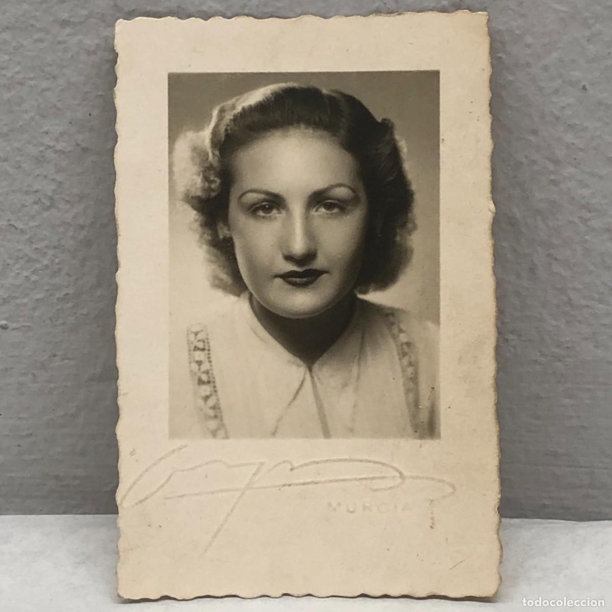 Fotograf&iacute;a antigua: ANTIGUA FOTOGRAFIA - RETRATO MUJER - CARTE DE VISITE - GARNICA, MURCIA - 1850 - 80 X 50 MM / 385