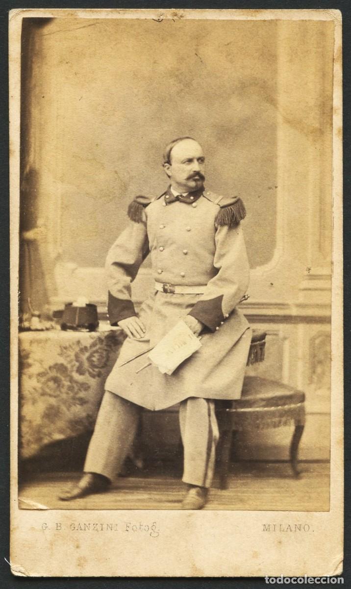 Fotograf&iacute;a antigua: TARJETA DE VISITA, RETRATO FOTOGR&Aacute;FICO SE&Ntilde;OR, FOT. GANZINI, ITALIA
