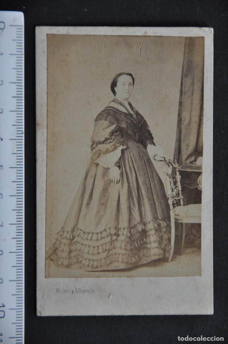 Antique Photography: CARTA DE VISITA - MOLIN&Eacute; Y ALBAREDA (BARCELONA)