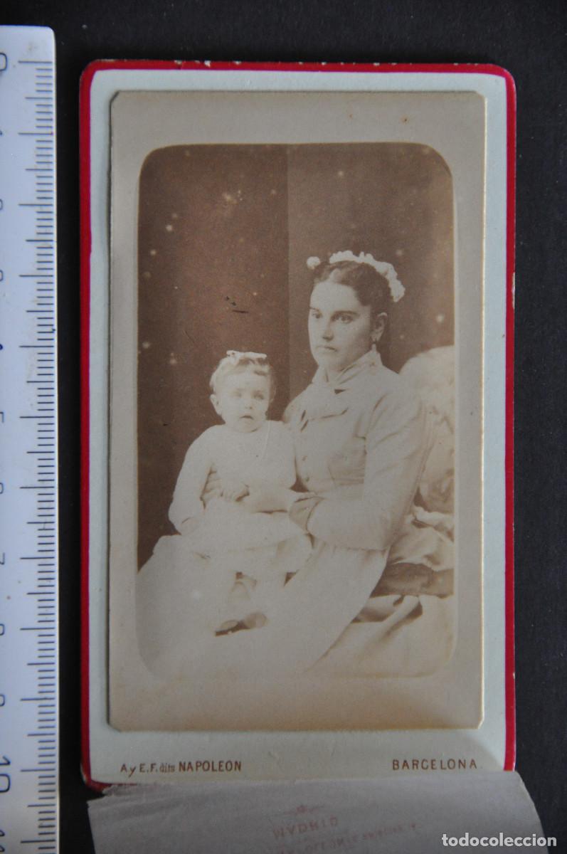 Antique Photography: CARTA DE VISITA - A Y E. F. DITS NAPOLE&Oacute;N