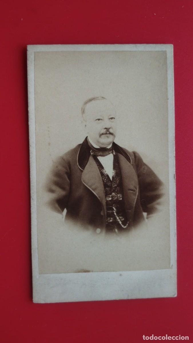 Antique Photography: CASTERET.-FOTOGRAFO.-CARTE DE VISITE.-FOTOGRAFIA ANTIGUA.-MAHON.-MENORCA.-SIGLO XIX.