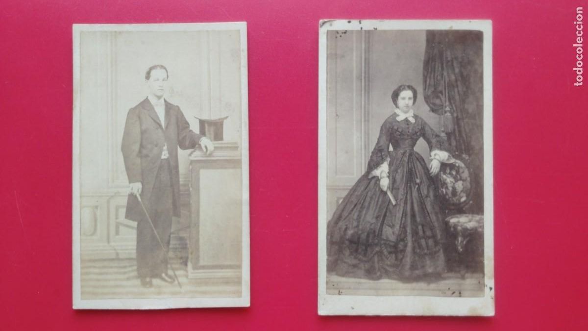 Antique Photography: FOTOGRAFIA Y LITOGRAFIA DEL COMERCIO.-FOTOGRAFOS.-CARTES DE VISITE.-GRANADA.-SIGLO XIX.