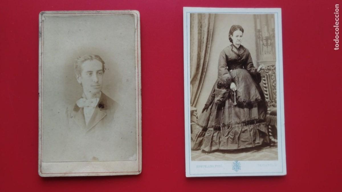 Antique Photography: A. EGUREN.-JUAN HORTELANO.-FOTOGRAFOS.-CARTES DE VISITE.-FOTOGRAFIAS ANTIGUAS.-VALLADOLID.-SIGLO XIX