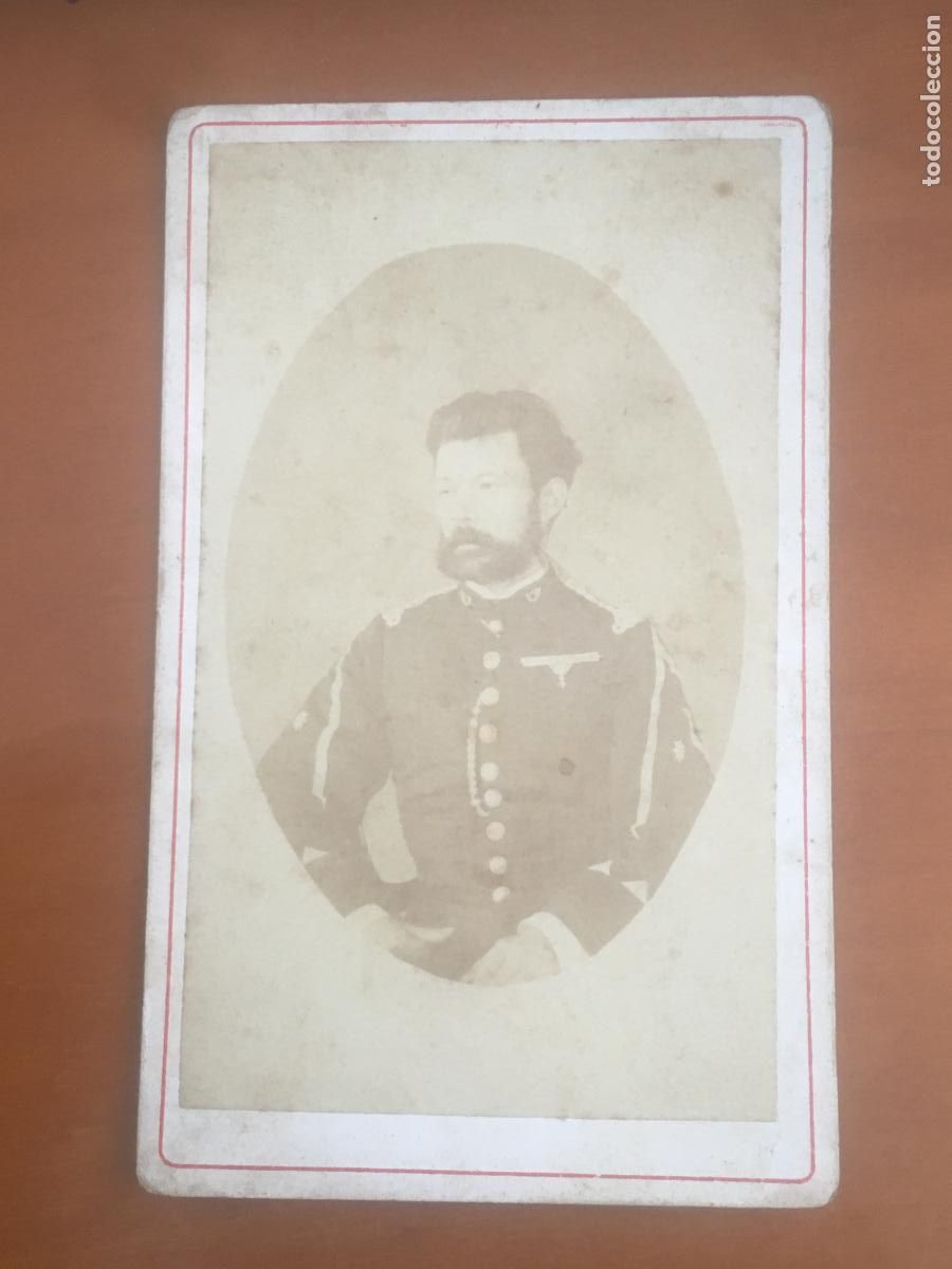 Photographie ancienne: militar fotografia antigua carta de visita CDV